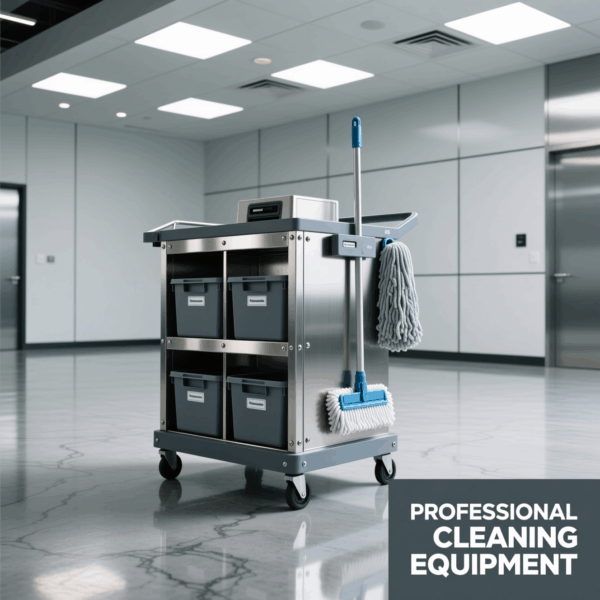 Janitorial carts, mops, and microfiber cleaning systems,