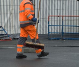 construction site cleaning