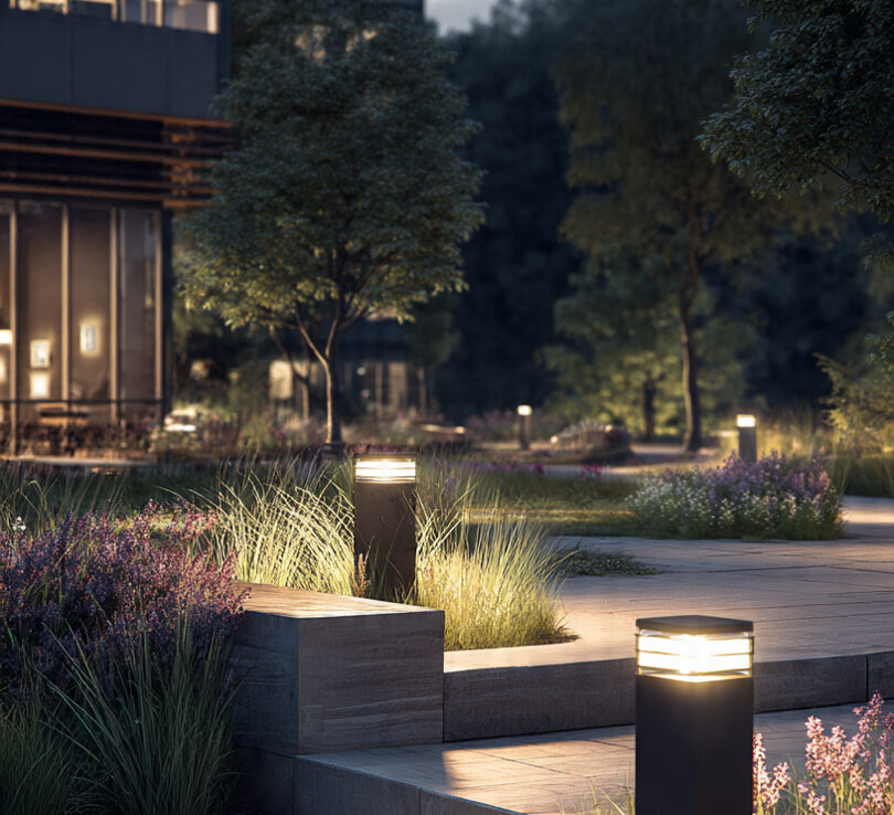 Solar-Powered Garden & Security Lights in Ghana