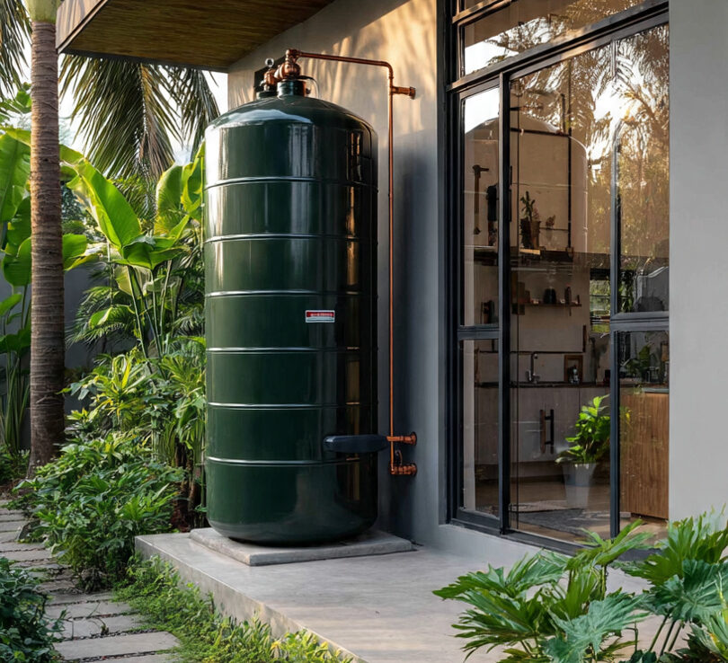 Water Storage Tank System at Home