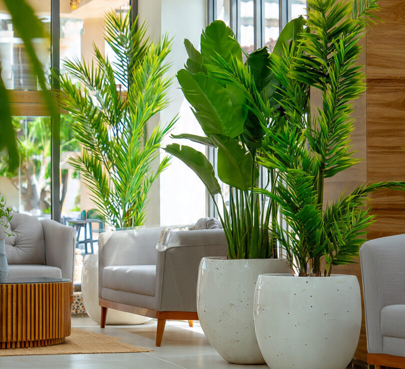 Artificial Plants Create Modern Eco Interiors