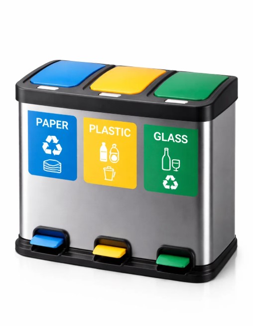 3-Colour Recycle Bin