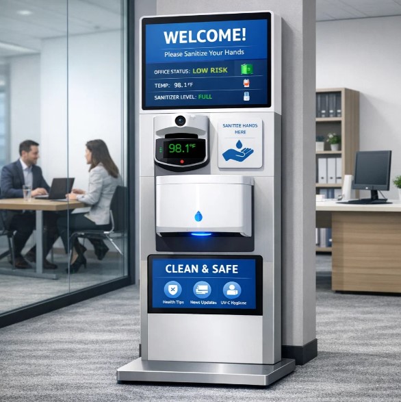 Smart Sanitizer Stations for Offices