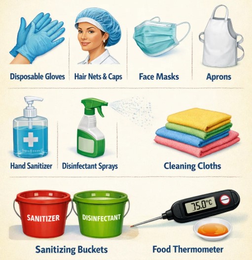 buffet & catering hygiene tools