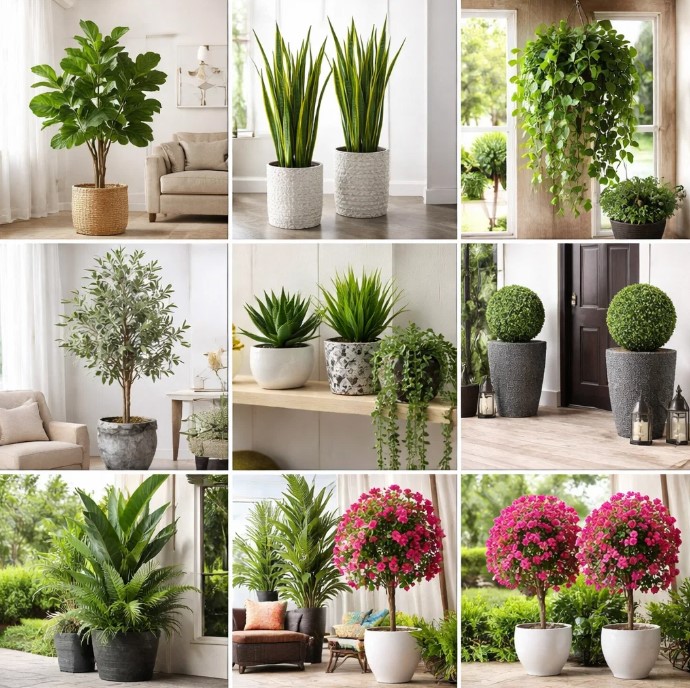 Indoor & Outdoor Artificial Plants